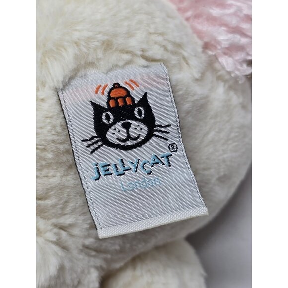 Jellycat Bashful Unicorn Pink Soft Plush Stuffed Animal Toy 12” - Picture 5 of 9